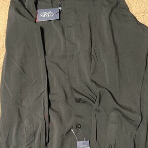 Chaps Men's Black Solid Shirt